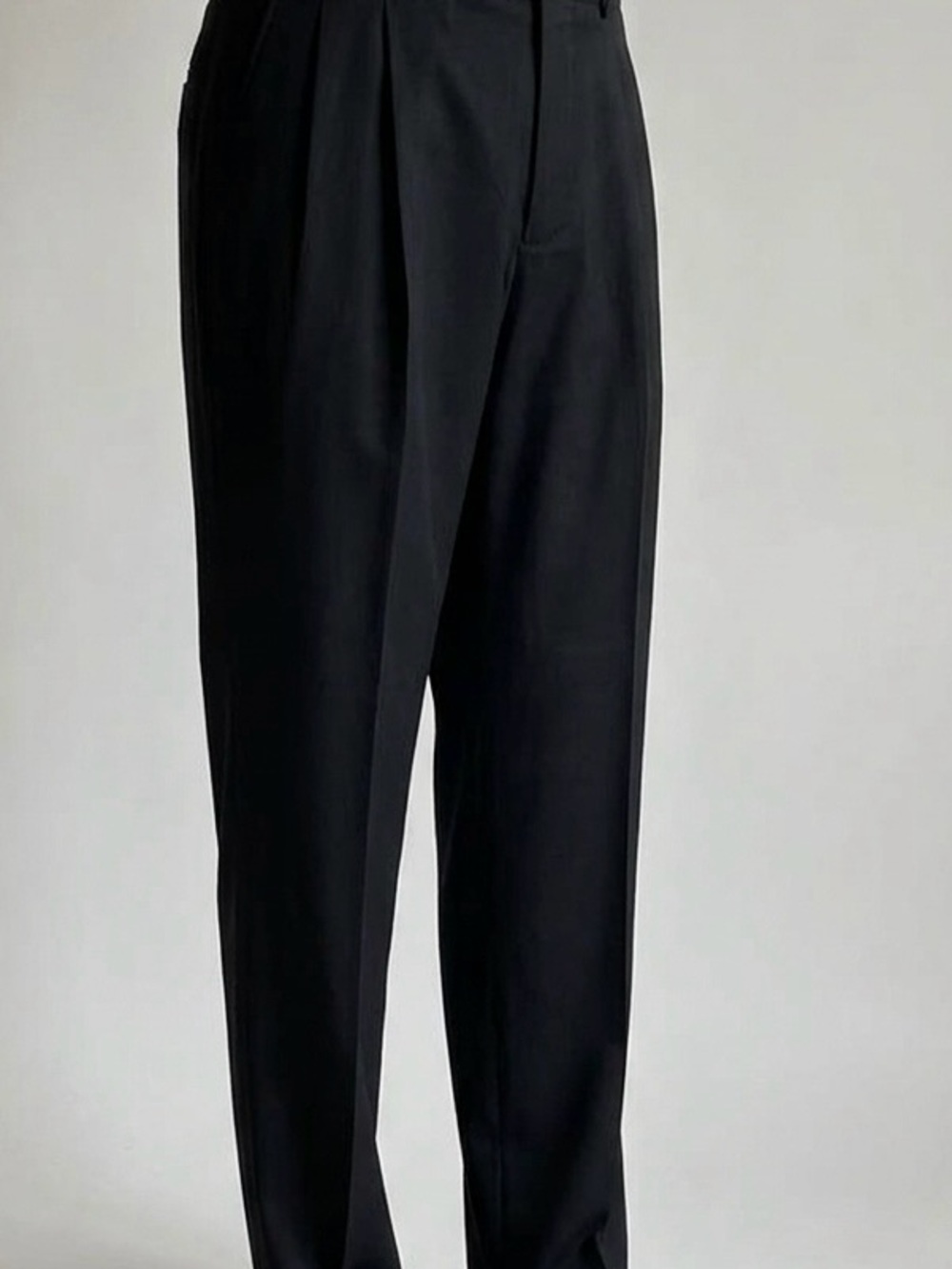 Polo University Club by Ralph Lauren Men’s Black Pleated Dress Pants Pockets 36
